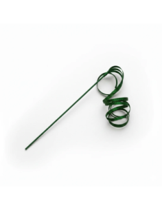 Stelo riccio glitter verde 53 cm 2
