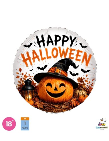 Palloncino Mylar Halloween Autunnale 18" - 46cm - 1pz | G3S Party