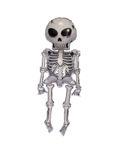 Palloncino Mylar Halloween Scheletro SuperShape 63" - 160cm - 1pz | G3S Party