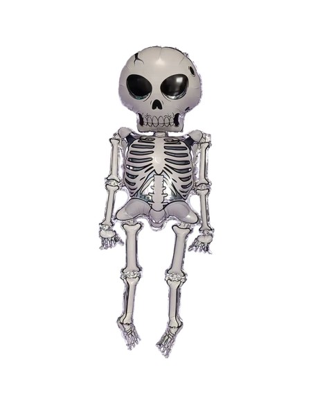 Palloncino Mylar Halloween Scheletro SuperShape 63" - 160cm - 1pz | G3S Party