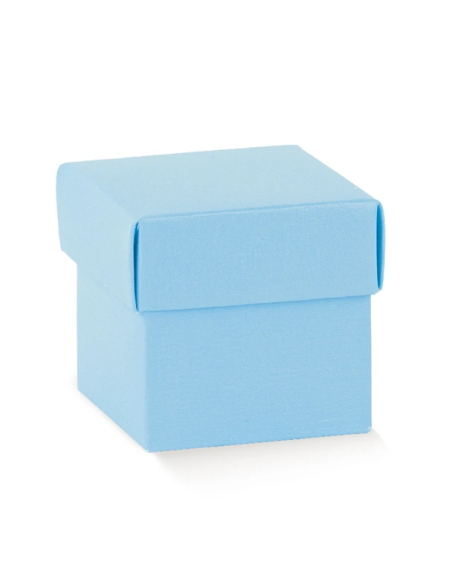 Fondo e Coperchio 5x5x5cm FIBRA AZZURRO Florentina Scotton