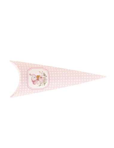 Cono Busta 19cm ELEFANTINO ROSA Florentina Scotton
