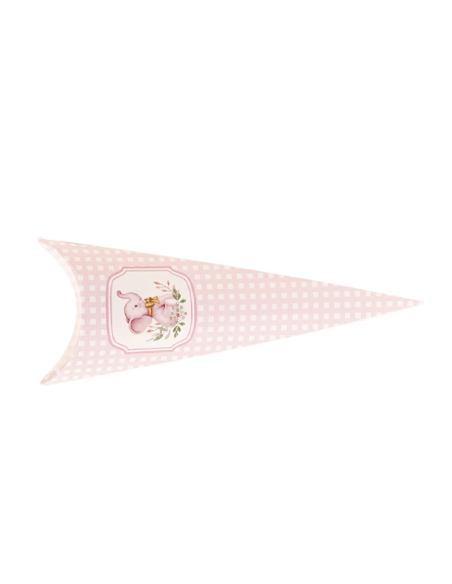 Cono Busta 19cm ELEFANTINO ROSA Florentina Scotton