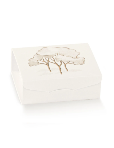 Gift 7x7x3cm INTRECCI AVORIO Stampa a caldo a rilievo Florentina Scotton