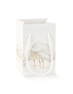 Shopperbox 9x9x14cm con Cordini INTRECCI AVORIO Florentina Scotton