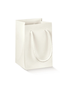 Shopperbox con Cordini 7x7x12cm FIBRA BIANCO Florentina Scotton