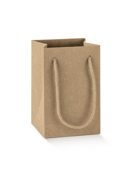 Shopperbox 7x7x12cm con Cordini AVANA Florentina Scotton