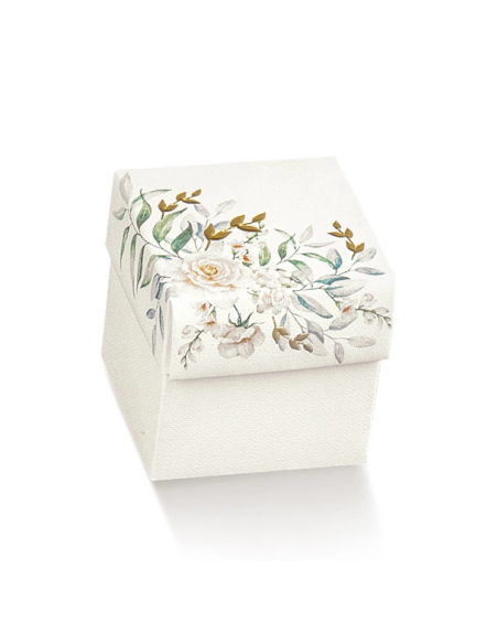 Fondo e Coperchio 5x5x5cm BOTANIC Stampa a caldo Florentina Scotton