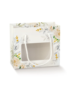 Shopperbox con Cordini 16x8x14cm BOTANIC FINESTRA IN PLASTICA Florentina Scotton