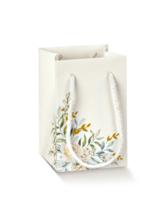 Shopperbox con Cordini 9x9x14cm BOTANIC Stampa a caldo Florentina Scotton