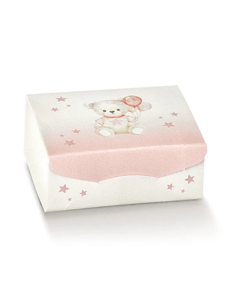 Gift 7x7x3cm BABY ORSETTO ROSA Florentina Scotton