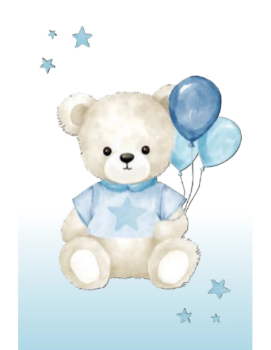 Banner Displ590H405 Baby Orsetto Azzurro 59x40