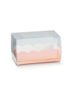 Astuccio 8x5x5cm PVC con Vaschetta ELEGANCE ROSA Florentina Scotton