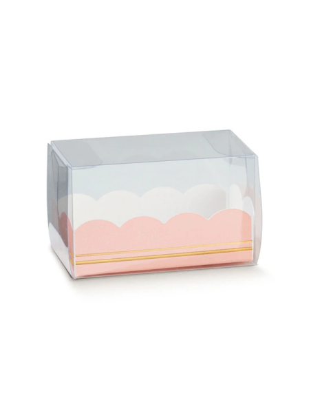 Astuccio 8x5x5cm PVC con Vaschetta ELEGANCE ROSA Florentina Scotton