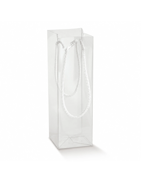 Shopperbox 7x7x23cm con Cordini PET Trasparente Florentina Scotton