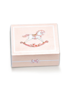 Cassetto Quadretto con divisorio 6x5x3cm CAVALLINO ROSA Florentina Scotton