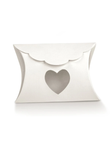 Busta con Finestra Cuore 8x8