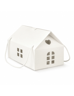 Casetta con Cordini 33x25x19cm FIBRA BIANCO Florentina Scotton