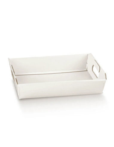 Cesto Incollato 40x30x12cm FIBRA BIANCO Florentina Scotton