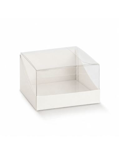 Duo 6x6x3cm PET Trasparente + FIBRA Bianco Florentina Scotton