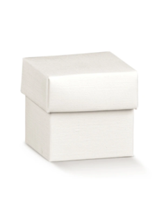 Fondo e coperchio 5x5x5cm FIBRA Bianco Florentina Scotton