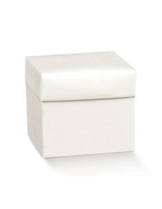 Pieghevole con coperchio 7x7x7cm FIBRA Bianco Florentina Scotton