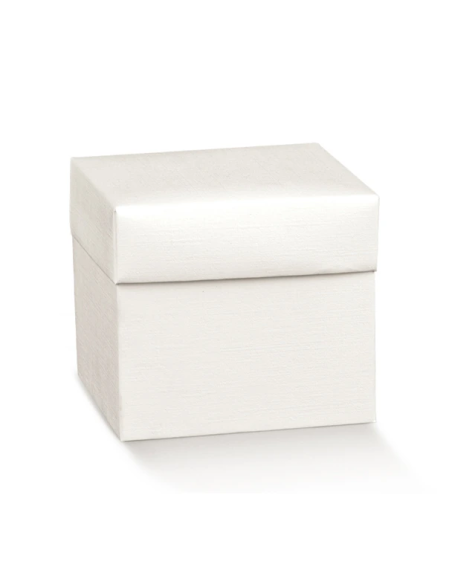 Pieghevole con Coperchio 9x9x9cm FIBRA BIANCO Florentina Scotton