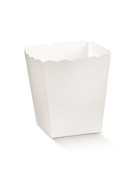 Vaso 7x7x11cm FIBRA BIANCO Florentina Scotton