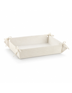 Vassoio con Fori 41x33x8cm FIBRA BIANCO Florentina Scotton