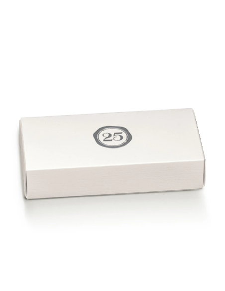 Cassetto Quadretto con divisorio 12x5x3cm FIBRA BIANCO 25 Stampa a caldo Florentina Scotton