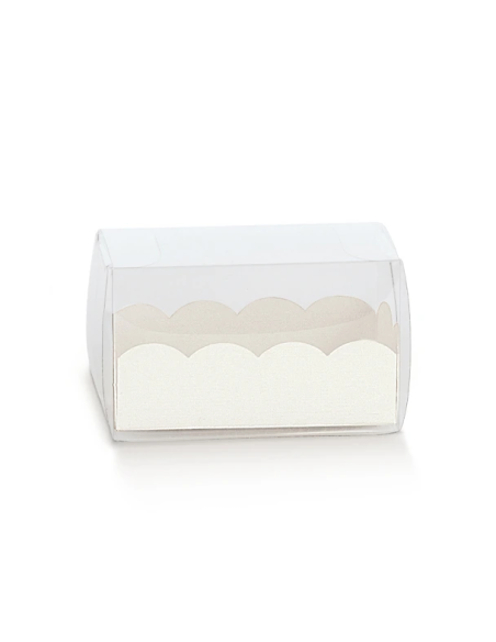 Astuccio 8x5x5cm PVC con Vaschetta FIBRA BIANCO Florentina Scotton
