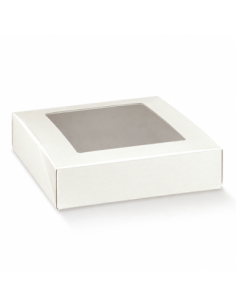 Pratica con Finestra 29x29x7cm FIBRA BIANCO Florentina Scotton
