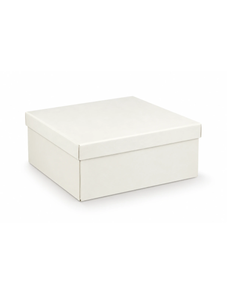 Fondo e Coperchio 25x25x10cm FIBRA BIANCO Florentina Scotton