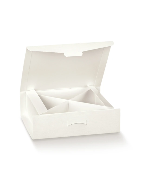 Gift 12x12x4cm FIBRA BIANCO con Inserto Florentina Scotton