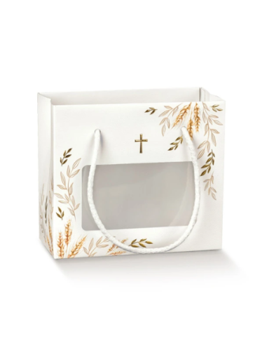 Shopperbox con Cordini 16x8x14cm SANTA CROCE FINESTRA IN PLASTICA Florentina Scotton