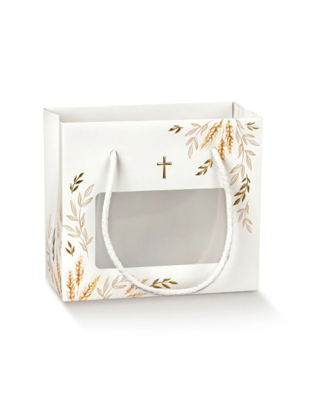 Shopperbox con Cordini 16x8x14cm SANTA CROCE FINESTRA IN PLASTICA Florentina Scotton