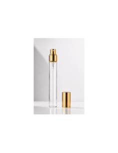 Bottigliette spray vetro 10 ml tappo oro ingrosso | G3S