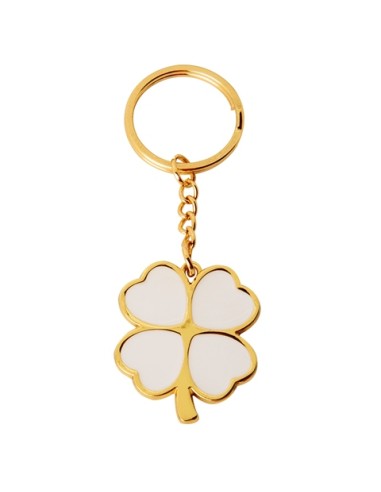 Portachiavi Quadrifoglio Oro Anniversari 25-50 anni 12A170 | G3S