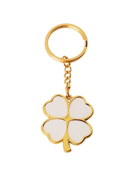 Portachiavi Quadrifoglio Oro Anniversari 25-50 anni 12A170 | G3S